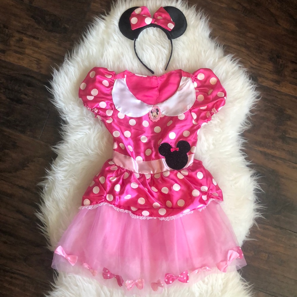 Disney | Pink Minnie Mouse Costume w/ Mouse Ears